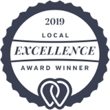 2019 Local Excellence Award badge
