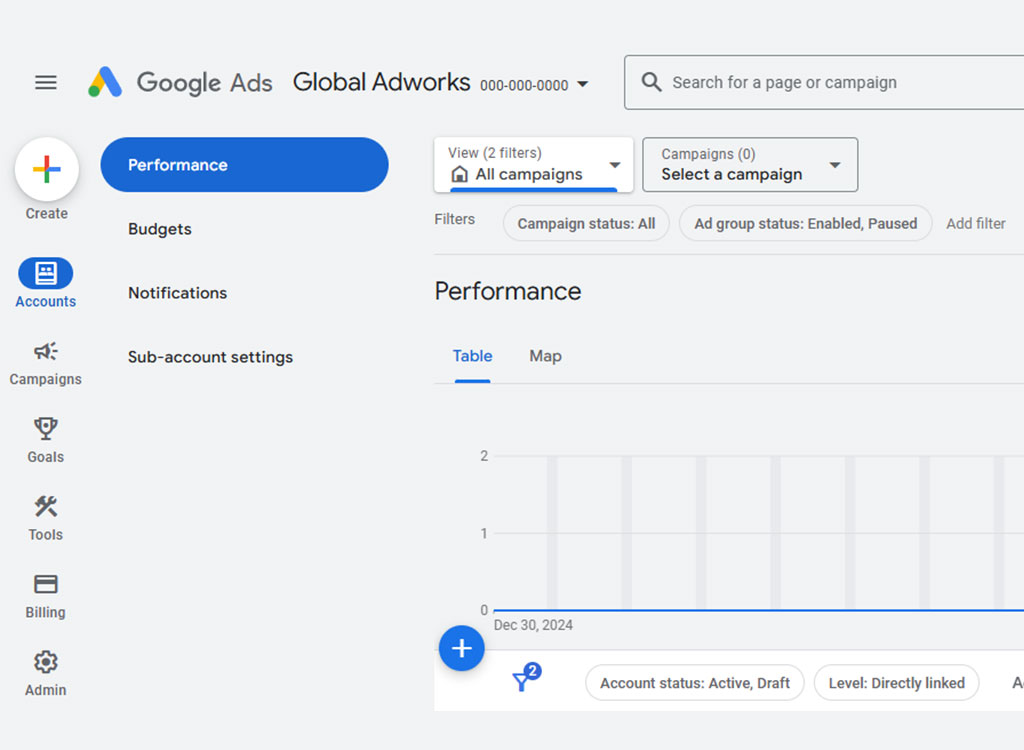 Google Ads setup